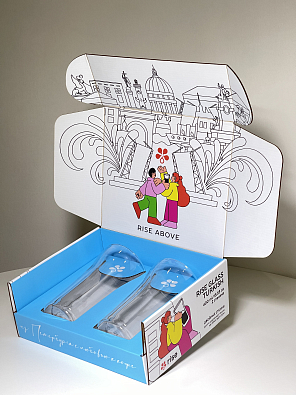 Набор 2 стакана RISE GLASS TURKISH 400 мл